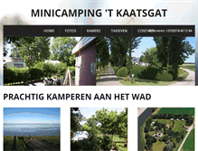 Tablet Screenshot of minicampingkaatsgat.nl